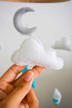 White stuffed cloud